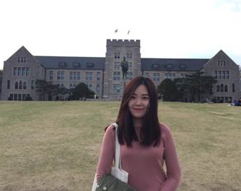 孔祥云，2018届毕业生，现就读于韩国西江大学国语国文专业